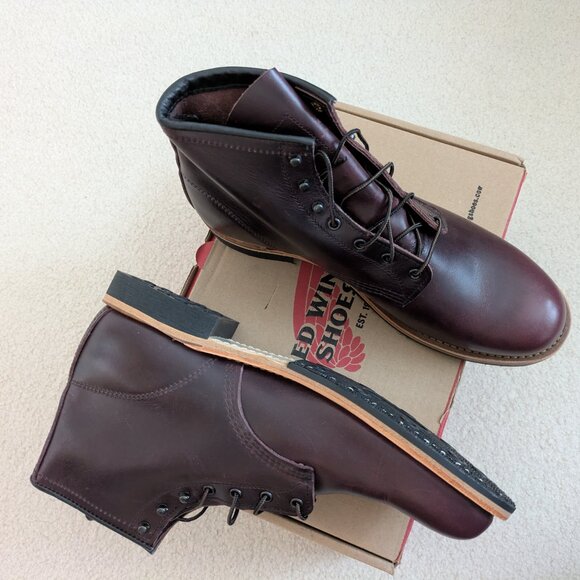 Red Wing Beckman Boot in Black Cherry, 11D - Picture 7 of 16